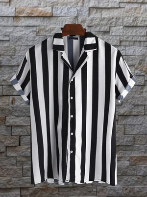 Indissoluble Men Striped Casual Multicolor Shirt