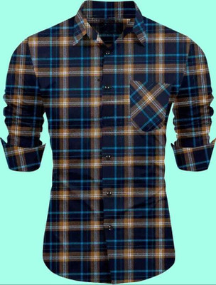 New4u creation Men Checkered Formal Multicolor Shirt