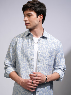 HIGHLANDER Men Self Design Casual Multicolor Shirt