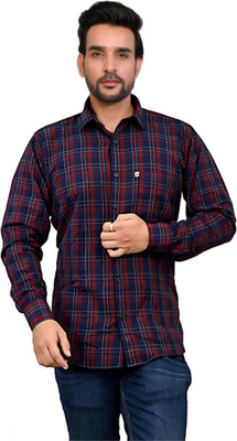 Arthz Fashion Trend Men Checkered Casual Multicolor Shirt