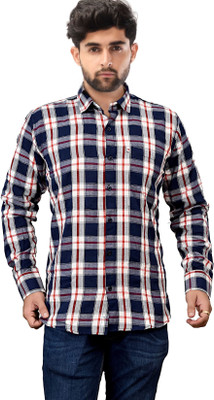 Shreyash Trend Men Solid Casual White, Dark Blue, Maroon Shirt