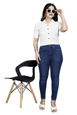 dream believe fashion Women Solid Casual Multicolor Shirt