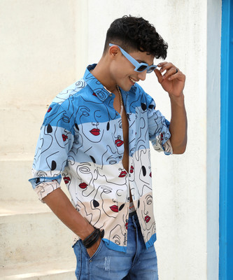 CAMPUS SUTRA Men Printed Casual Multicolor Shirt