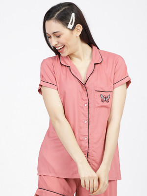 Tokyo Talkies Women Solid Casual Light Green Shirt