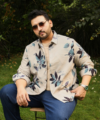 Instafab Plus Men Printed Casual Multicolor Shirt