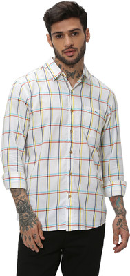 MUFTI Men Checkered Casual Multicolor Shirt