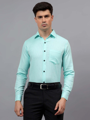 Vida Loca Men Solid Festive Silver Shirt
