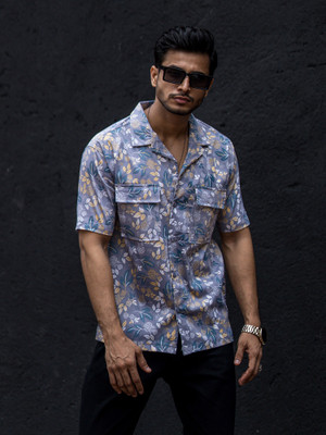 Jump Cuts Men Printed Casual Multicolor Shirt
