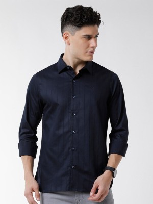 WROGN Men Printed Casual Blue Shirt