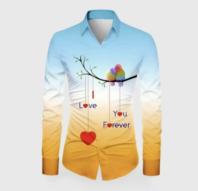SHIV FASHION Men Printed Formal Multicolor Shirt