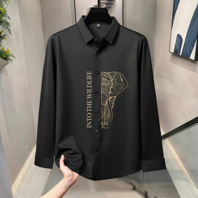 artyfly Men Printed Casual Black, Multicolor Shirt