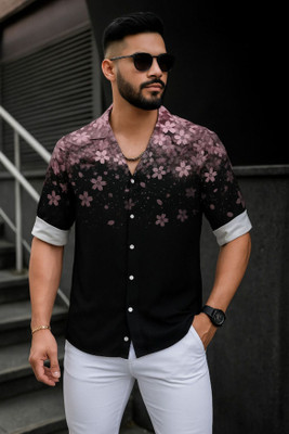 SHFASHION Men Printed Casual Multicolor Shirt