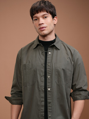 HIGHLANDER Men Solid Casual Multicolor Shirt