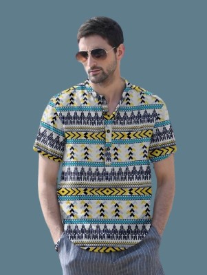 ISUEL FAB Men Printed Casual Multicolor Shirt