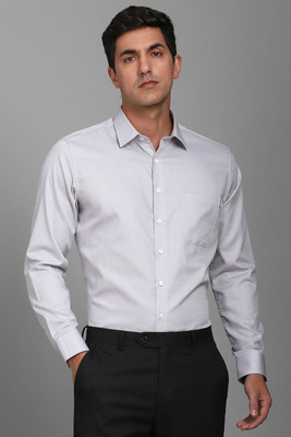LOUIS PHILIPPE Men Solid Formal White Shirt