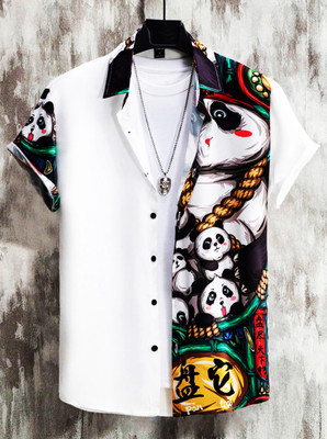 SANBROS Men Printed Casual Multicolor Shirt