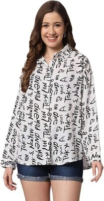 Vikas dubey Women Self Design Casual Multicolor Shirt