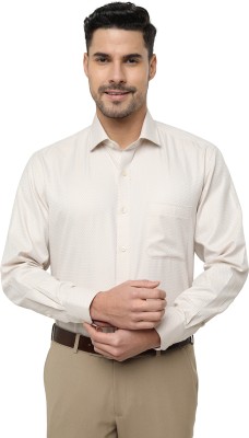 Greenfibre Men Printed Formal Brown Shirt