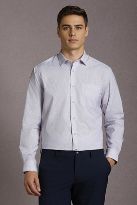 LOUIS PHILIPPE Men Printed Formal Purple Shirt