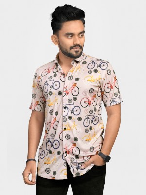 NTIFIC Men Printed Casual Multicolor Shirt