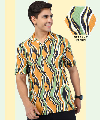 INDICLUB Men Printed Casual Multicolor Shirt