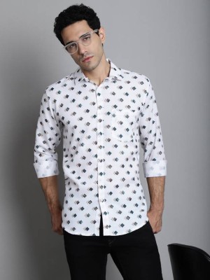 METRONAUT Men Self Design Casual Multicolor Shirt