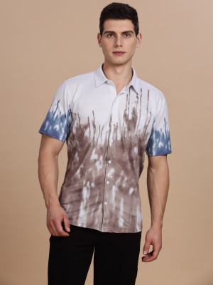 Wexford Men Printed Casual Multicolor Shirt