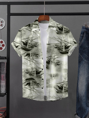 akshayfashion Men Printed Casual Multicolor Shirt