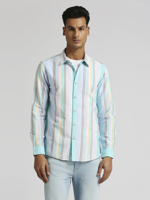 Pepe Jeans Men Striped Casual Multicolor Shirt