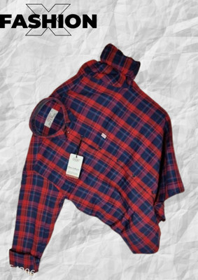 TIKI TEES TREND Men Checkered Casual Multicolor Shirt