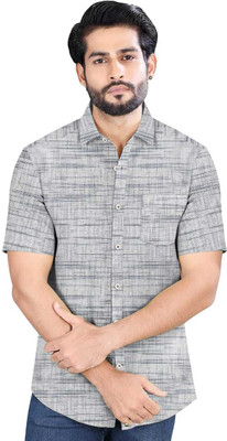 Priya Enterprises Men Printed Casual Grey Shirt