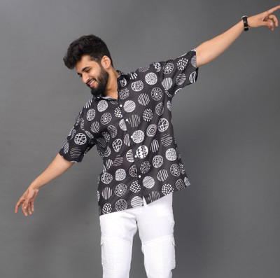STOVESSY Men Printed Casual Multicolor Shirt