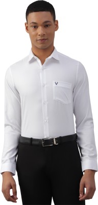 Allen Solly Men Solid Formal White Shirt