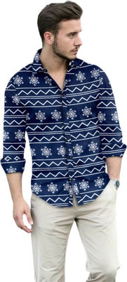 ALVIN ENTERPRISE Men Printed Party Multicolor Shirt