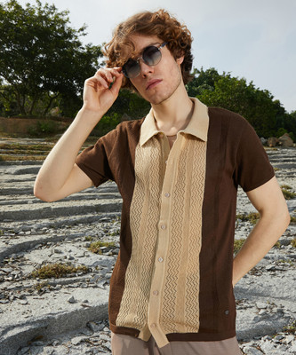 CAMPUS SUTRA Men Solid Casual Multicolor Shirt
