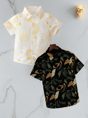 Sparrow ENTERPRISE Boys Printed Casual Multicolor Shirt