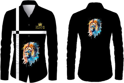 JRKENTERPRISE Women Printed Casual Black Shirt