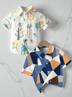 KIDOOZA Boys Printed Casual Multicolor Shirt