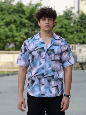 STOVESSY Men Printed Casual Multicolor Shirt