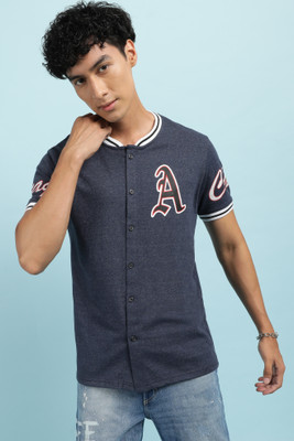 FTX Men Regular Fit Printed Mandarin Collar Casual Shirt For Rs. 299 @ 73 %