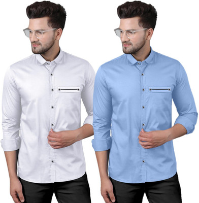 DHYAN ENTERPRISE Men Solid Casual Multicolor Shirt