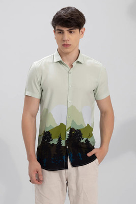 PRIMEFIELD Men Printed Casual Multicolor Shirt