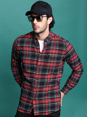 THE BEAR HOUSE Men Checkered Casual Multicolor Shirt