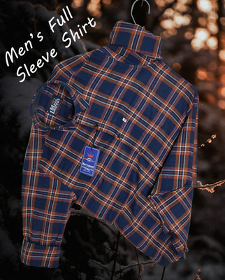 VK CREATTION Men Striped Casual Brown Shirt