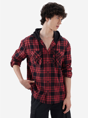 The Souled Store Men Checkered Casual Multicolor Shirt