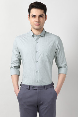 PETER ENGLAND Men Printed Formal Blue Shirt