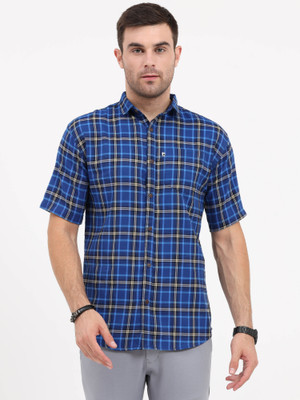 AIDAN PAUL Men Checkered Casual Multicolor Shirt
