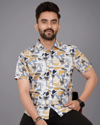 METRONAUT Men Printed Casual Multicolor Shirt