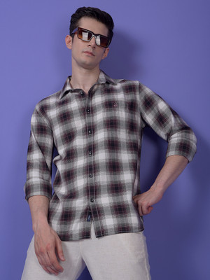 CRIMSOUNE CLUB Men Checkered Casual Multicolor Shirt