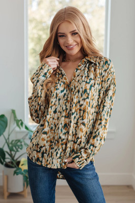 Leriya Fashion Women Dyed/Ombre Casual Multicolor Shirt